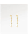 LV Lace Earrings Gold - LOUIS VUITTON - BALAAN 3