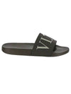 Men's Rubber Slippers Fondente - VALENTINO - BALAAN.