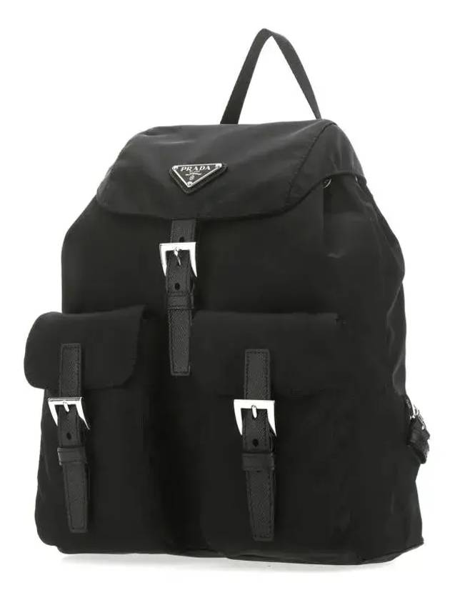 Triangle Logo Re-Nylon Small Backpack Black - PRADA - BALAAN 2