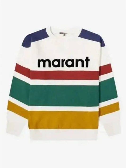 Mayoan Logo Striped Sweatshirt - ISABEL MARANT - BALAAN 2