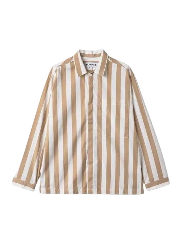 Striped Shirt White Beige CRTWXSHR009POP003T391 - SUNNEI - BALAAN 1