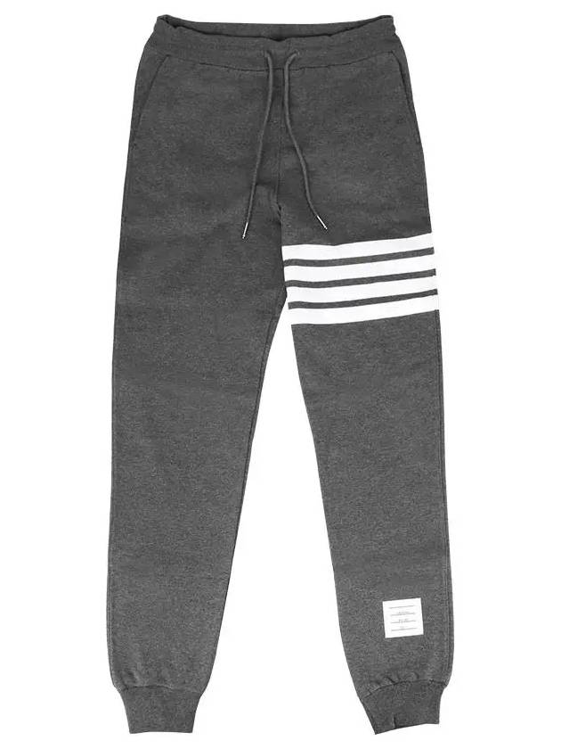 Signature 4 Bar Stripe Track Pants Dark Grey - THOM BROWNE - BALAAN 3