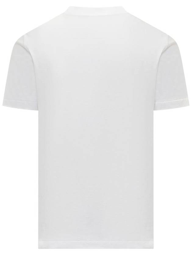 Medusa Embroidery Cotton Short Sleeve T-shirt White - VERSACE - BALAAN 3