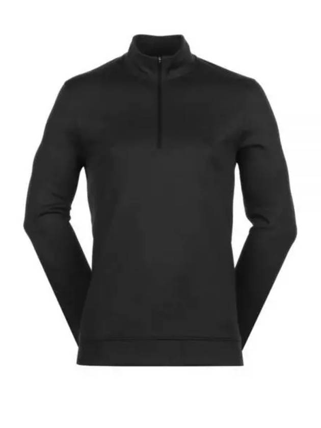 Golf Tour Half Zip Long Sleeve T-Shirt Black - NIKE - BALAAN 2