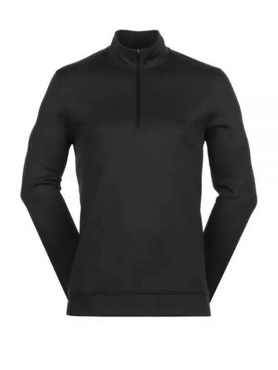 Golf Tour Half Zip Long Sleeve T-Shirt Black - NIKE - BALAAN 2