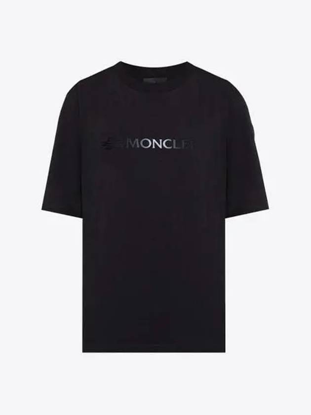 8C00003 89A17 999 Black Women Short Sleeve - MONCLER - BALAAN 1