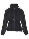 Men's Satin Lining Track Jacket Black - SAINT LAURENT - BALAAN 2