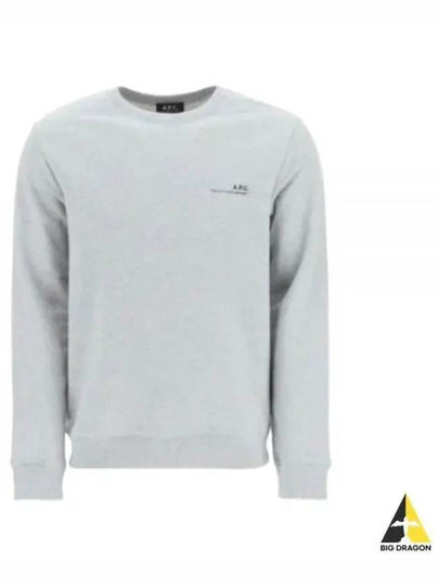 Men's Item Logo Sweatshirt Grey - A.P.C. - BALAAN 2