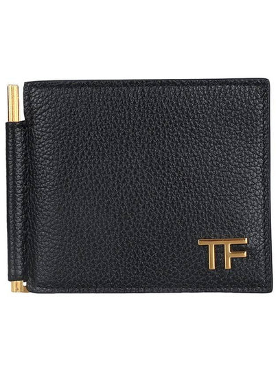 Money Clip Leather Card Holder Black - TOM FORD - BALAAN 2