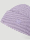 Small Face Logo Beanie Purple Melange - ACNE STUDIOS - BALAAN 6