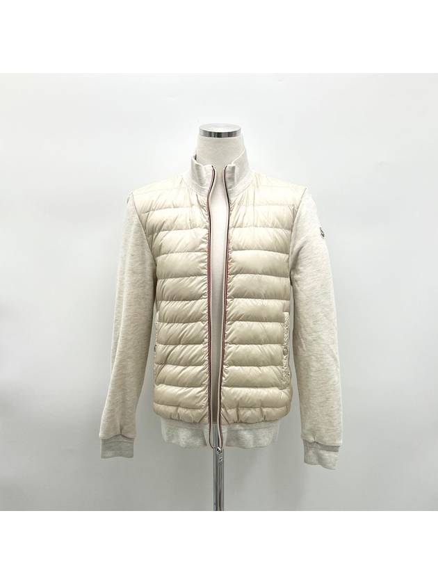 Knit padded zip up jacket - MONCLER - BALAAN 3