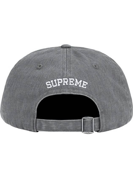 Pigment Print S Logo 6Panel Cap Gray Pigment Print S Logo 6Panel Gray - SUPREME - BALAAN 2