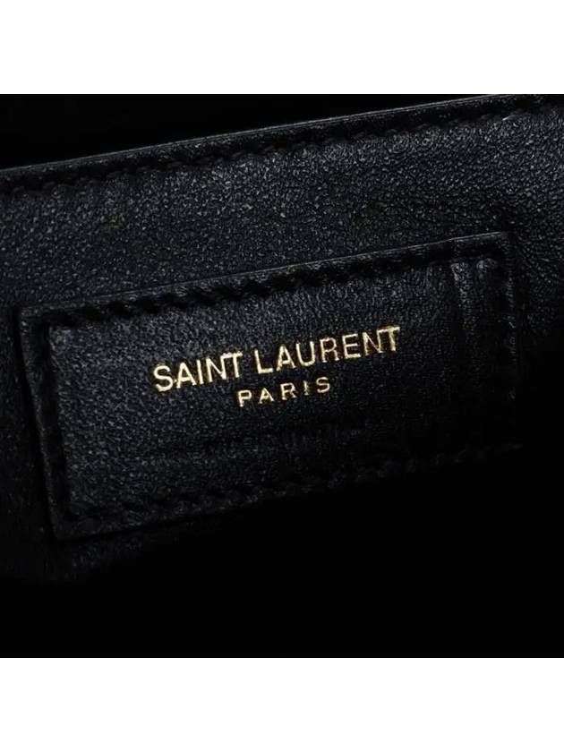 Rock Baby Leather Duffel Bag Black - SAINT LAURENT - BALAAN 11