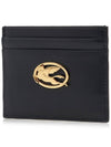 Women's Pegasus Logo Card Wallet Black - ETRO - BALAAN 3