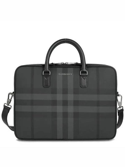 Slim Ainsworth Check Case Dark Grey - BURBERRY - BALAAN 2