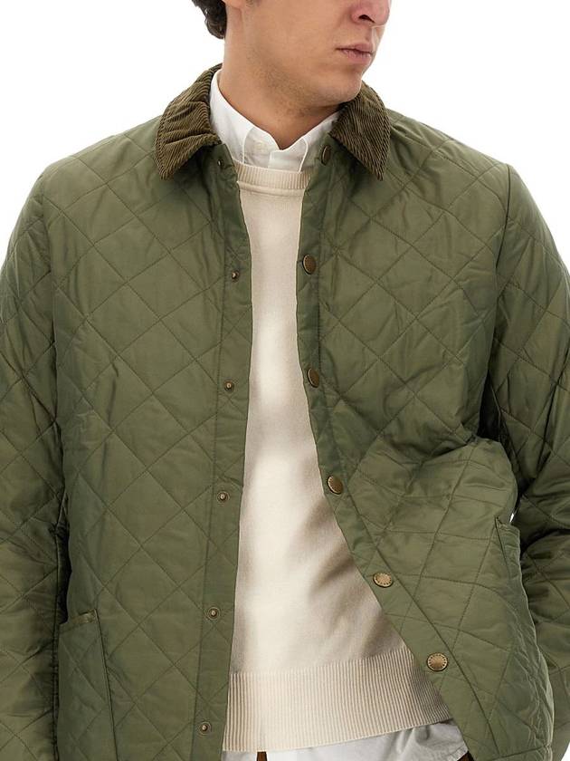 Heritage Liddesdale Quilted Padding Light Moss - BARBOUR - BALAAN 5