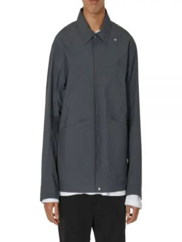 Stellina 3L Nylon Shirt Jacket Grey - STONE ISLAND - BALAAN 2