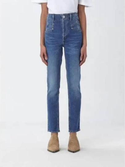 Niliane Slim Denim Jeans Blue - ISABEL MARANT - BALAAN 2