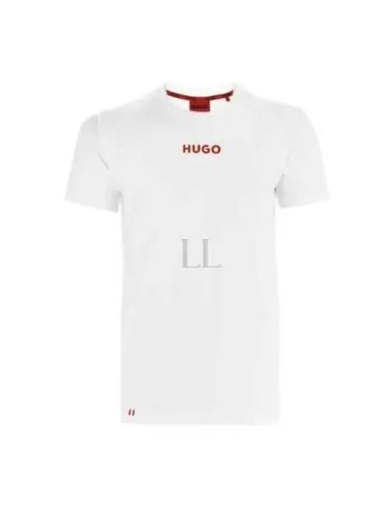 Logo Cotton Short Sleeve T-shirt White - HUGO BOSS - BALAAN 2