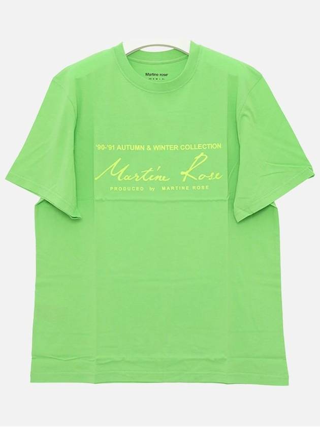 CMRSS23603B FLURO GREEN T Shirt - MARTINE ROSE - BALAAN 2