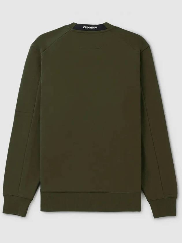 Diagonal Raised Fleece Lens Sweatshirt Ivy Green - CP COMPANY - BALAAN 3