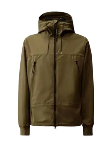 Shell R Goggle Hooded Jacket Green - CP COMPANY - BALAAN 1