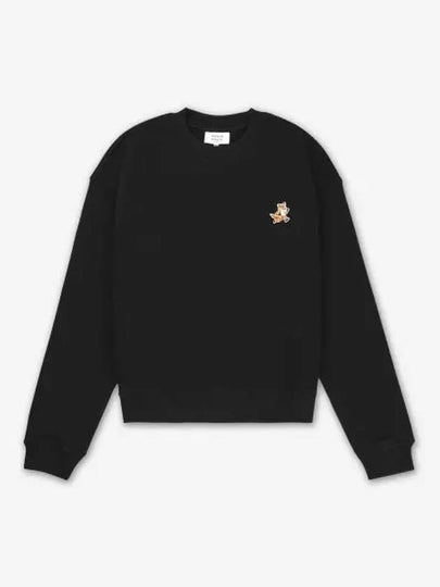 Speedy Fox Patch Comfort Sweatshirt Black - MAISON KITSUNE - BALAAN 2