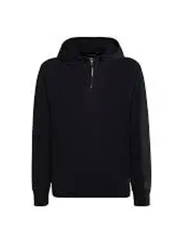 Metropolis Series Stretch Fleece Reverse Sweatshirt Black - CP COMPANY - BALAAN 2