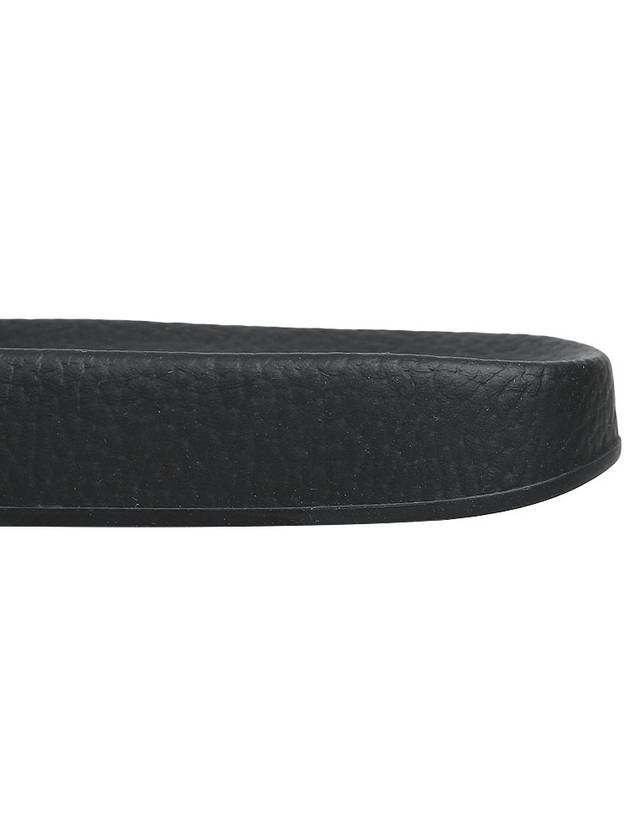 Gancini Printing Band Rubber Slippers Black - SALVATORE FERRAGAMO - BALAAN 7