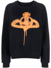 Spray ORB Raglan Sweatshirt Navy - VIVIENNE WESTWOOD - BALAAN 2