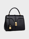 16 Small Satin Calfskin Tote Bag Black - CELINE - BALAAN 3