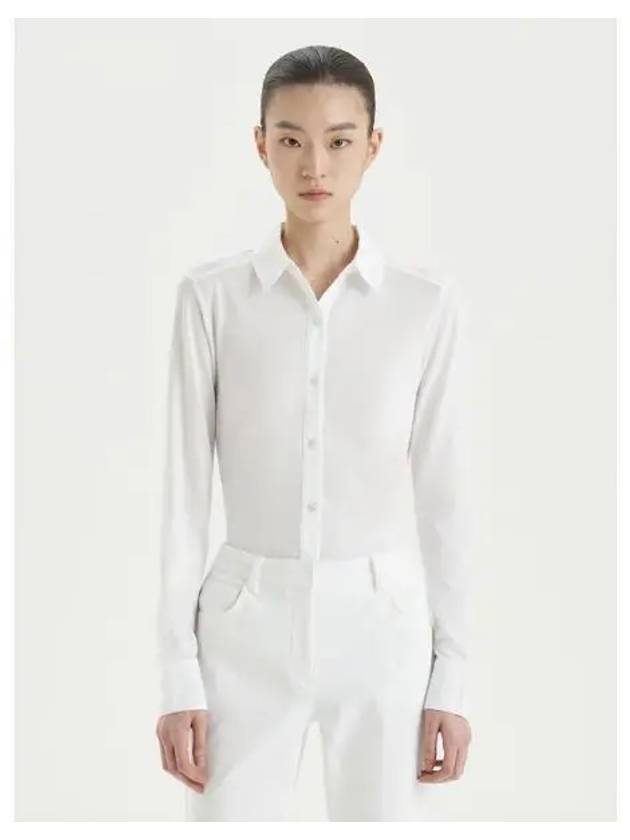 Women s Apex Cotton Riduro Shirt Blouse Southern T White Domestic Product GM0024030867798 - THEORY - BALAAN 1