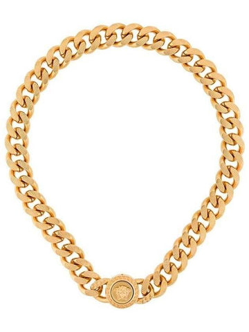 Medusa Chain Necklace Gold - VERSACE - BALAAN 1