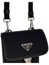 triangle logo phone holder cross bag 2ZH109 - PRADA - BALAAN 5