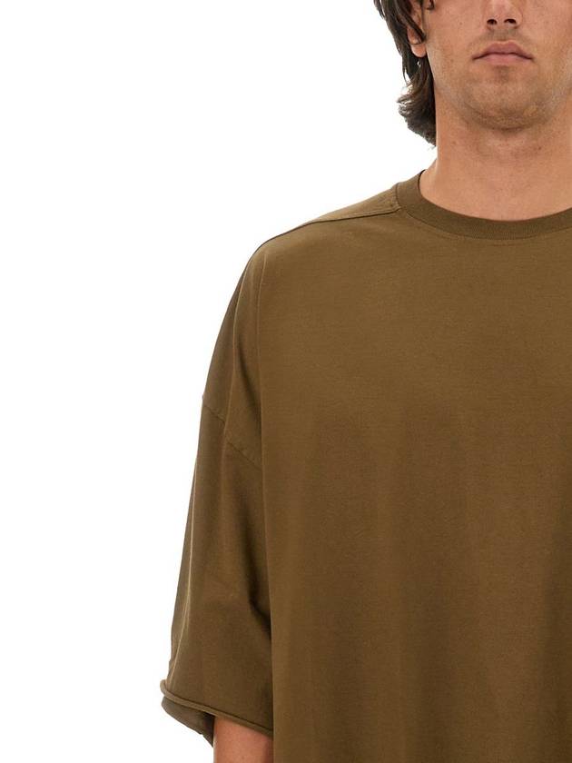 Rick Owens Cotton Jersey T-Shirt - RICK OWENS - BALAAN 4