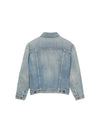 Oversized Fit Denim Jacket Sky Blue - SAINT LAURENT - BALAAN 3