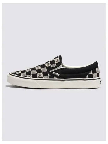 Official Stitch Checkerboard Classic Slip on VN000BVZCJJ1 - VANS - BALAAN 1