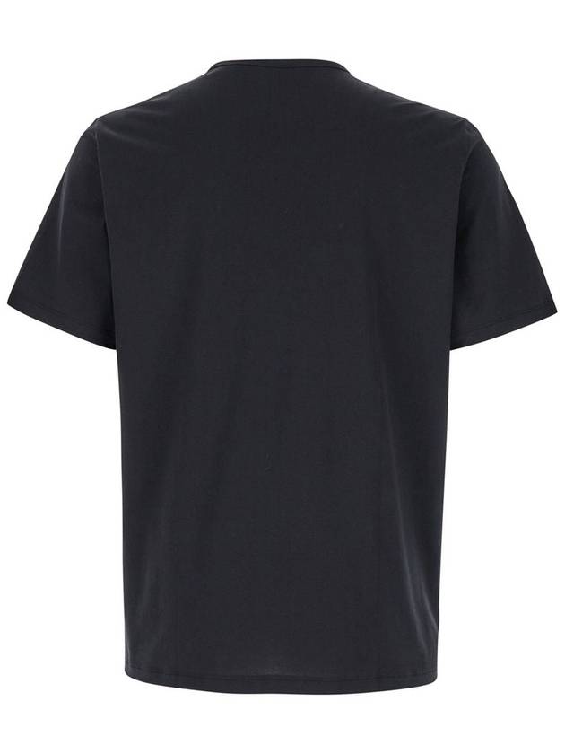 Precise Luxe Cotton Jersey Short Sleeve T-Shirt Black - THEORY - BALAAN 3