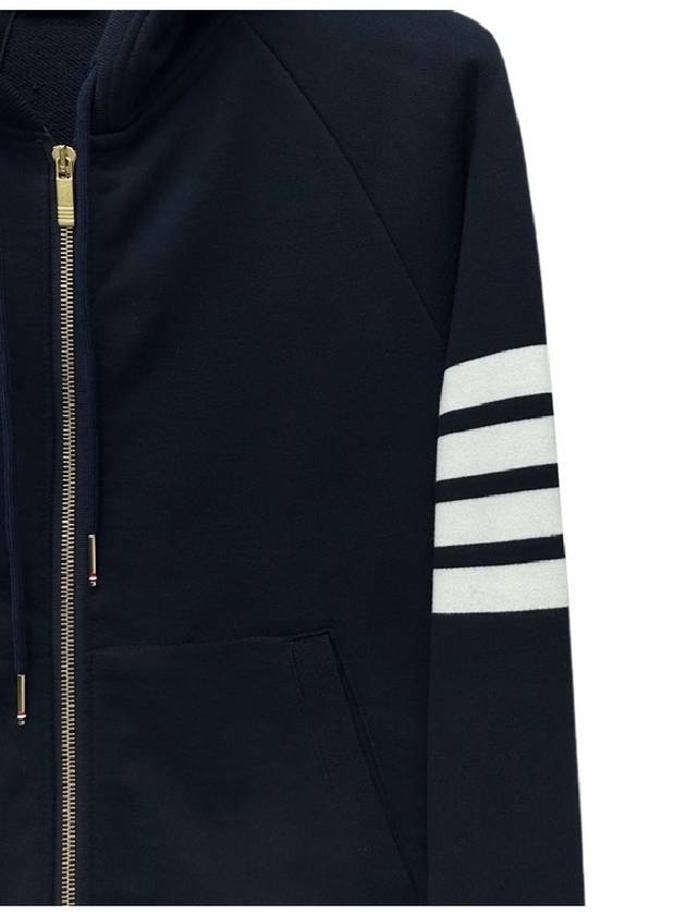 diagonal armband hood zip up MJT022H - THOM BROWNE - BALAAN 3