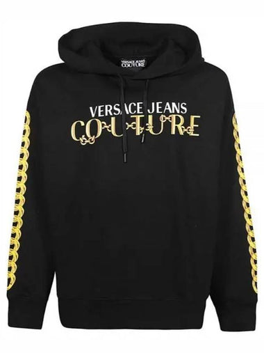 Chain Logo Hoodie 75GAIF01 CF00F G89 chain logo hoodie - VERSACE - BALAAN 1