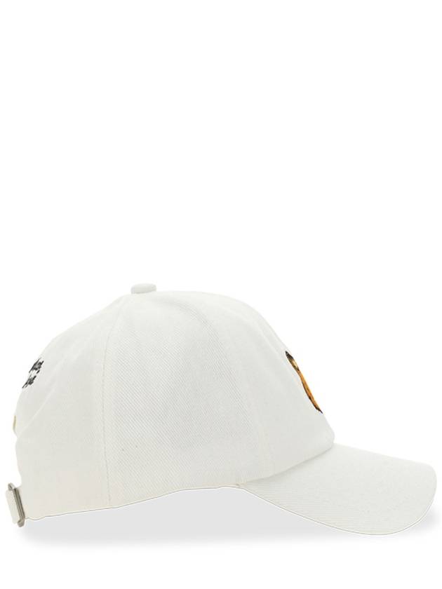 Large Fox Head 6P Ball Cap White - MAISON KITSUNE - BALAAN 7