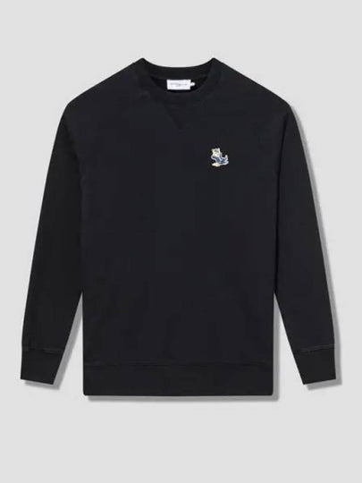 Dressed Fox Patch Classic Sweatshirt Black - MAISON KITSUNE - BALAAN 2