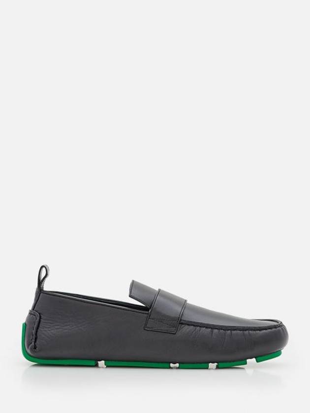 Leather Loafers Black - BOTTEGA VENETA - BALAAN 2