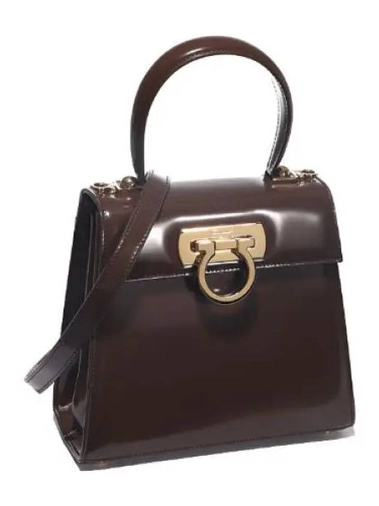 Ferragamo Gancini Top Handle Cali Bag Small Women s Cross - SALVATORE FERRAGAMO - BALAAN 1