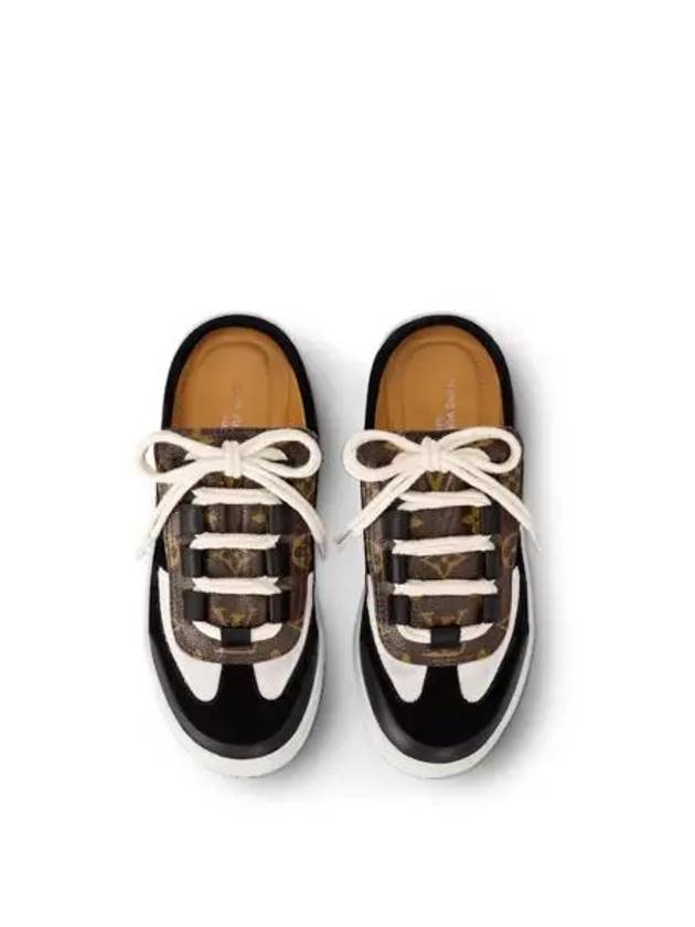 Lous Open Back Low Top Sneakers Black - LOUIS VUITTON - BALAAN 2