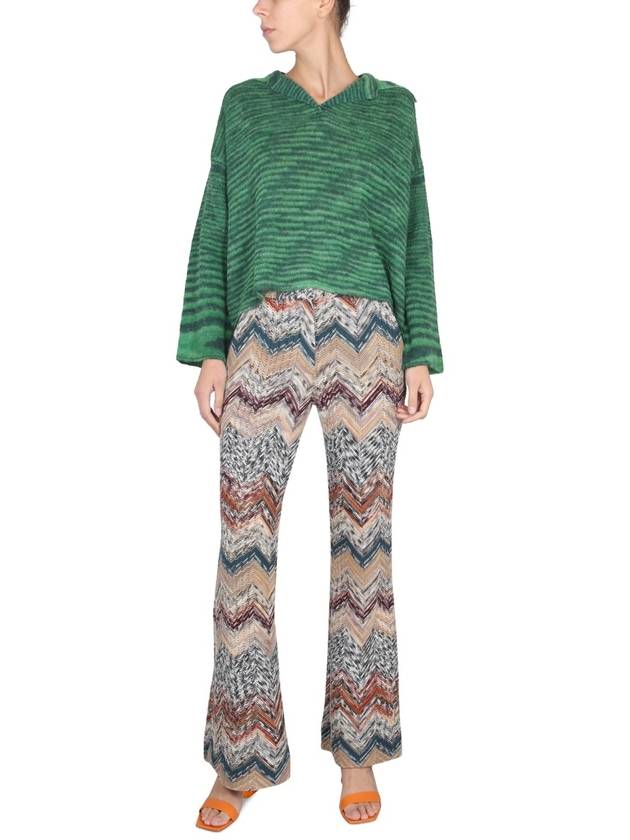 CHEVRON CAPERDONI PANTS - MISSONI - BALAAN 2