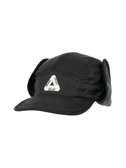 Grid Fleece Reversible Earflap Hat Black - PALACE - BALAAN 2