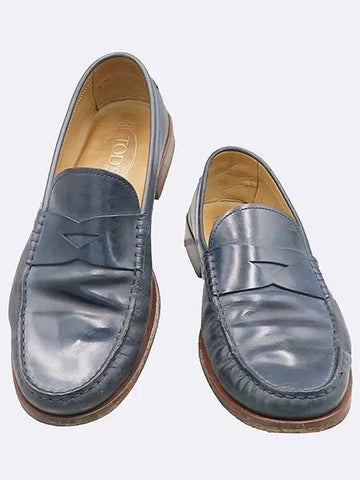 Smith Market Used Luxury Navy Loafers Men s Shoes - TOD'S - BALAAN 1