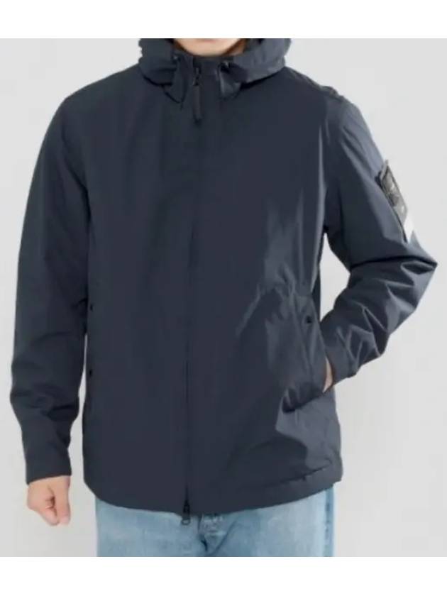 Compass Badge Hooded Jacket Navy - STONE ISLAND - BALAAN 2