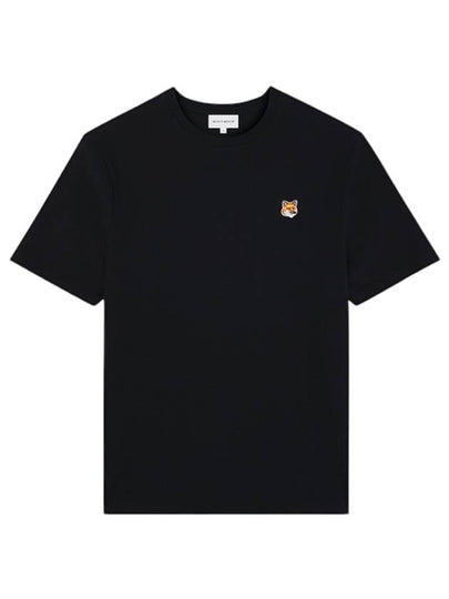 Fox Head Patch Classic Short Sleeve T-Shirt Black - MAISON KITSUNE - BALAAN 2